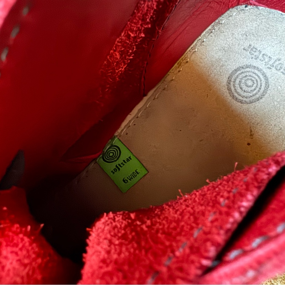 Softstar Shoes hawthorne chukka in beautiful currant red. - Picture 6 of 11